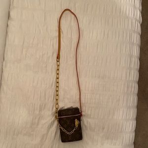 Louis Vuitton monogram phone box Crossbody. Never used